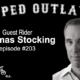 Guest Rider Thomas Stocking on Moped Outlaws episode 203 about cybersecurity, privacy, and AI threats