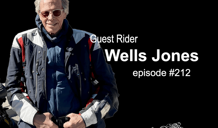 Wells Jones sharing stories of adventure, risk, and resilience on the Moped Outlaws podcast