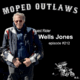 Wells Jones sharing stories of adventure, risk, and resilience on the Moped Outlaws podcast