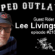 Lee Livingston podcast episode on Moped Outlaws – stories of hitchhiking, advertising, and resilience.