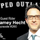 Episode artwork featuring Dr. Jamey Hecht for Moped Outlaws Episode #260, A Truce Between Faith and Intellect.